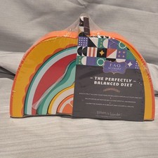 Fao Schwarz Perfectly Balanced Diet 5 peace, Fruit, Stacker, Wood Building Set