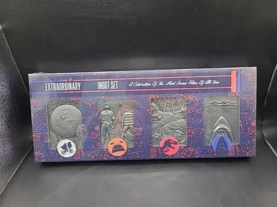 Juego de lingotes Amblin 4 piezas edición limitada (E.T. Jaws Jurassic Park BTTF) Fanattik