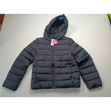 The Children's Place Black Puffer Jacket - Girls L 10/12