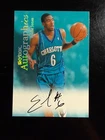 Autograph 1999 Skybox Autographics Eddie Jones Eddie Jones Autographed NBA Horne