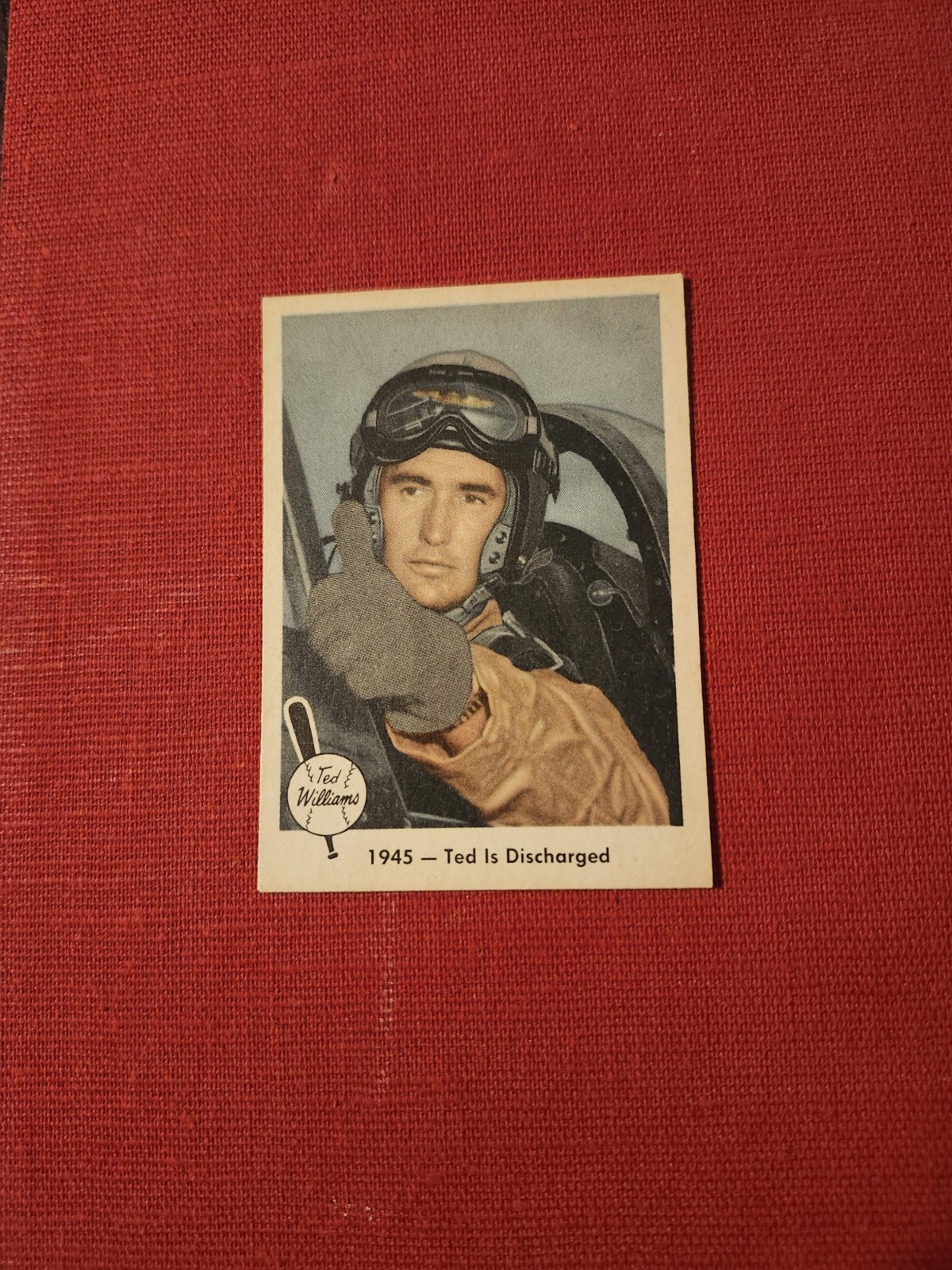 1959 Fleer Ted Williams Set #25 Ted Is Discharged EXT