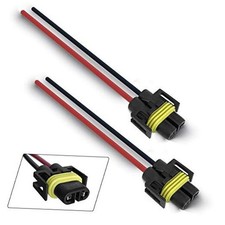 H11 H8 880 881 Wiring Harness Pigtail Sockets Female Connector for 2