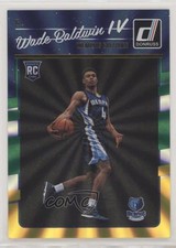 2016 Panini Donruss Rookies Green & Yellow Holo Laser Wade Baldwin IV #164 d4v