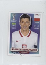 2022 Panini FIFA World Cup Qatar Stickers Poland Robert Lewandowski #POL17 14dq