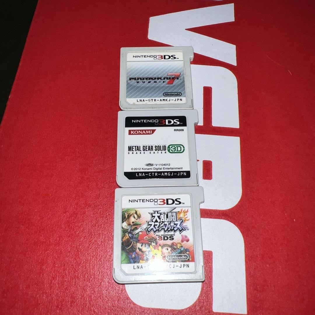 3DS Software Metal Gear Solid 3D Mario Kart Super Smash