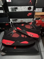 Size 10 - Jordan 4 Retro Mid Red Thunder (USED)