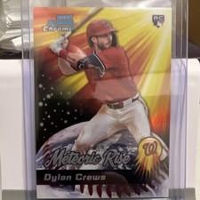 Topps 2025 Bowman Chrome Meteoric Rise Rookie Dylan Crews MR-10 Nationals