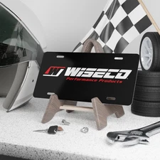 Wiseco Performance Piston Logo Vanity Plate - Racing Engine Tag USA