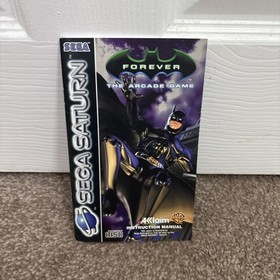 Batman Forever: The Arcade Game 🪐 Sega Saturn With Manual. Tested & Working!