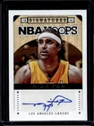2013-14 Panini Hoops Rick Fox Signatures Auto Autograph #141 Lakers