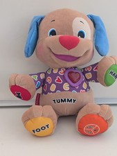 2x Fisher-Price Laugh and Learn ABC Smart Stages Interactive Puppies Plush Toy