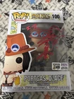 Funko Pop One Piece Portgas D Ace #100 SIGNED By JVA: Toshio Furukawa (JSA)
