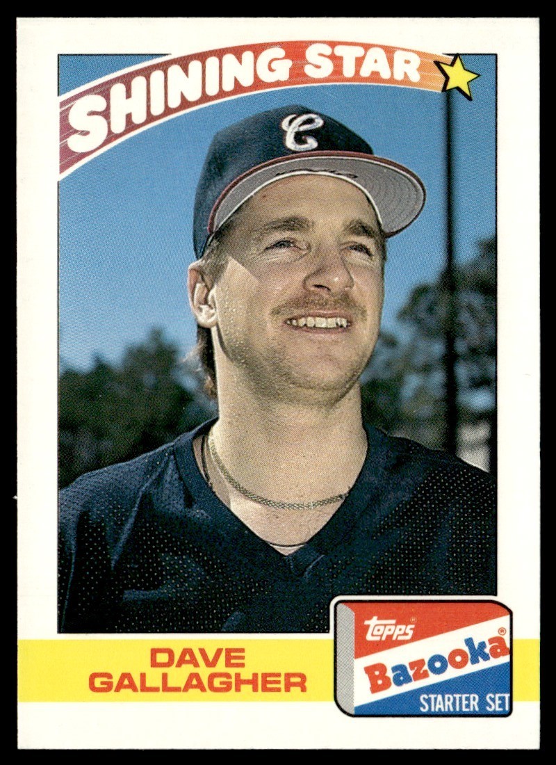 1989 Topps Bazooka Dave Gallagher Chicago White Sox #8