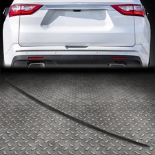 For 18-21 Chevy Traverse Rear Bumper Cover Fascia Molding Trim Black Ice Chrome