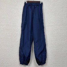 Vtg Columbia Sportwear Co Ski Snow Pants Womens Lg Blue Full Side Zip Lined