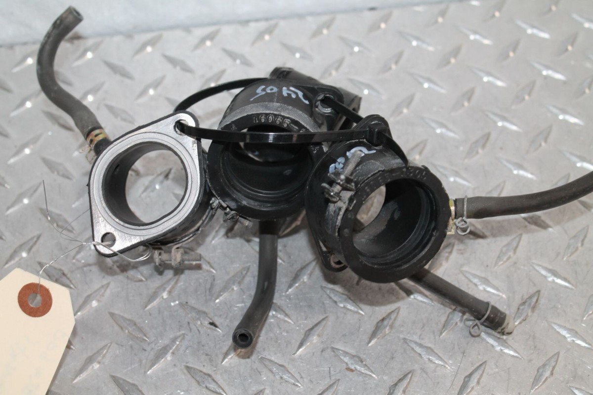 1998 KAWASAKI NINJA ZX600-G1 ZX6R CARB HOLDER INTAKE BOOT MANIFOLD