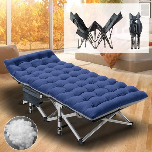 SLSY Camping Cots for Adults Folding Lounge Cots For Heavy People With Mattress - Picture 20 of 23