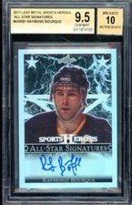 Raymond Bourque 2017 Leaf Metal Sports Heroes All Star Signatures #1 BGS 9.5