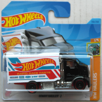 Hot Wheels Hiway Hauler 2 Schwarz/Weiß Rapid Race Parts Neu/Ovp Hw Truck Lkw