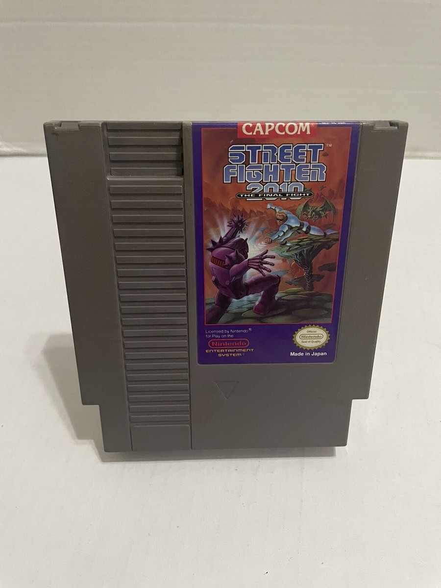 Street Fighter 2010 1990 NES Nintendo Entertainment System Game
