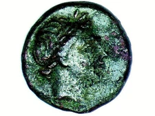 KINGS OF BITHYNIA PRUSIAS I CHLOROS 230-182BC. BOW AND QUIVER (18.25MM-6.5G)#64
