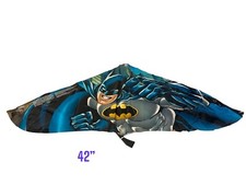 BATMAN Sky Delta 42 inch wide Poly Kite Handle, Line,  SkyTails Kites