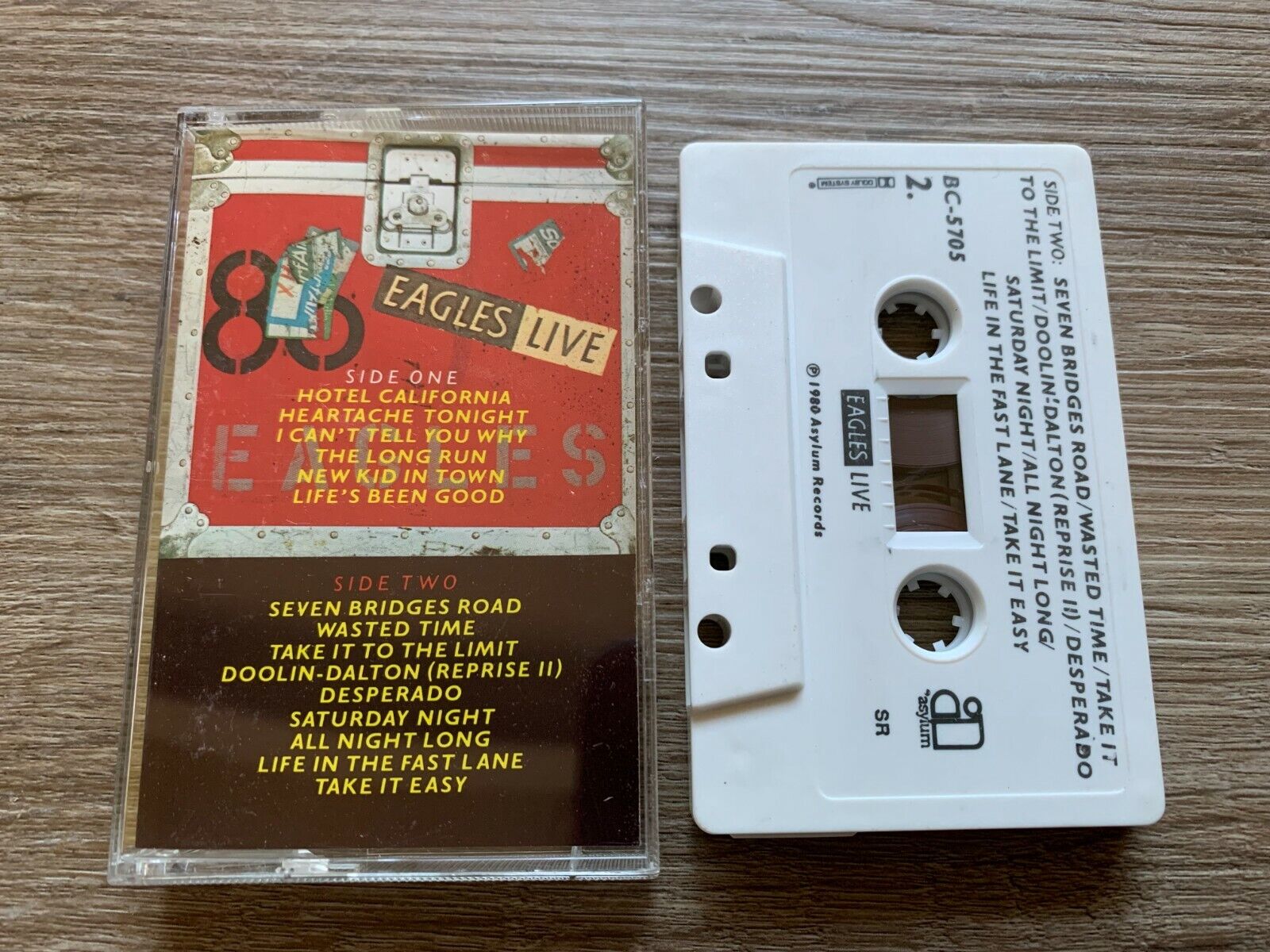 EAGLES - Get Over It / Get Over It (Live)- Cassette Tape