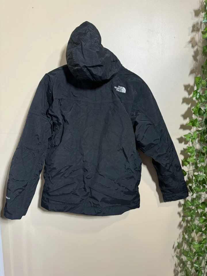 The North Face Jacket Boys XL Black Hyvent Goose Down Hooded Ski Snowboarding * - Image 2 of 4