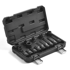 1/2" Drive Impact Brake Caliper Socket Tool Set For VW BMW Ford Audi Porsche 