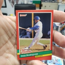 1991 Donruss The Rookies Ivan Rodriguez Rc # 33