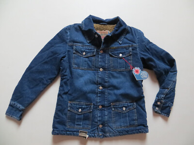 Diesel SHOON Jeans Jacke M, NEU Warm Teddy Fell gefütterte