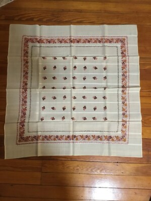 Women's Lightweight 100% Pure Virgin Wool Scarf Ivory 30''x29''
