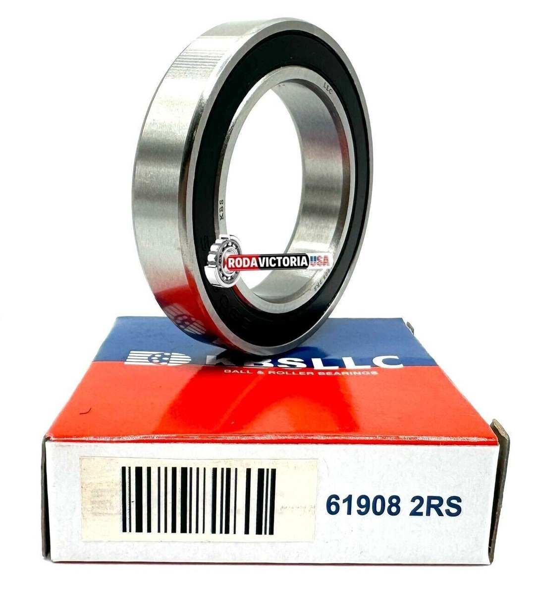 KBS 61908 2RS Deep Groove Ball Bearing, Rubber Sealed 6908