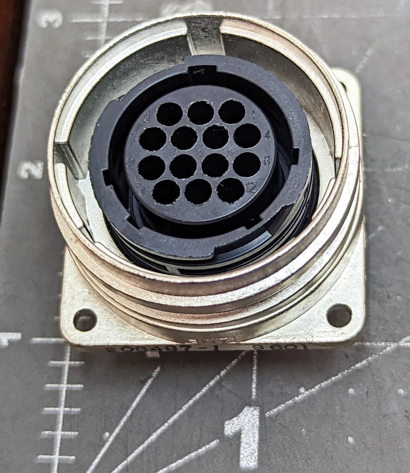Amp  208487-1 Circular Connector  14 Position – New [OF15] - Image 3 of 4