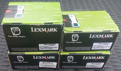 LEXMARK Original Original 24B6008/9/10/11 CMYK Full Set Tintentonerkartuschen NEU