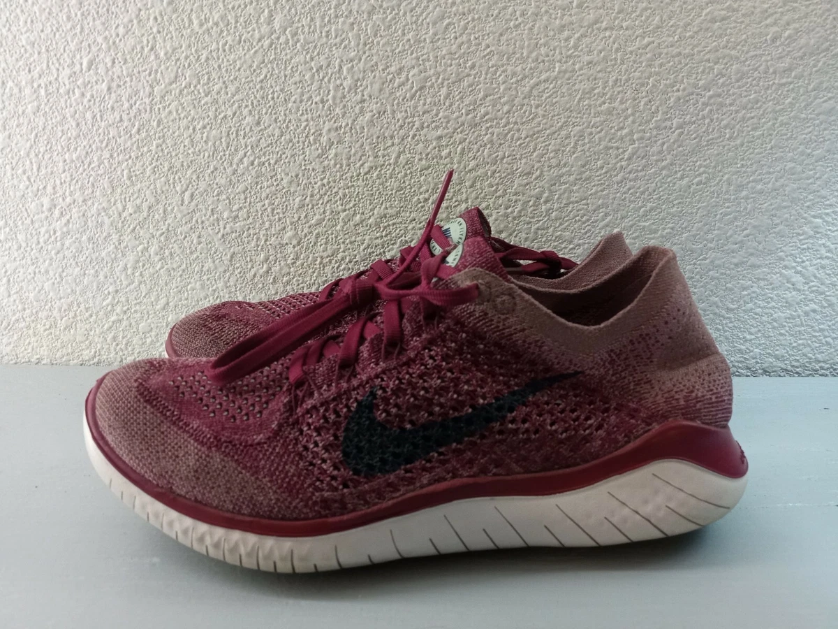 Nike women's free rn flyknit 2018 lace up sneakers sale
