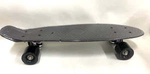 BLACK 22 inch Skateboard Side Kicks Plastic Deck for Kids Teens BRAND NEW