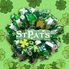 St Patrick's Day wreath,St Patrick's decor,Irish Holiday wreath,St. Pat's wreath