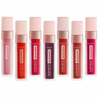 L'Oreal Les Macarons Ultra Matt Flüssig Lippenstift - Wählen Sie Ihren Farbton