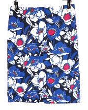 SK12039- NWT TALBOTS Women's Career Pencil Straight Skirt Floral Multi Size 6