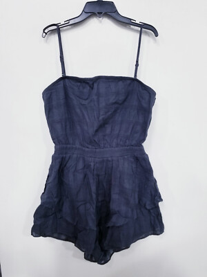 American Eagle Navy Romper sz L | eBay