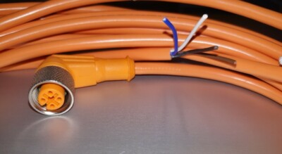 Steckleitung 4 polig M12 Stecker 5 Meter Marke: Sick oder andere