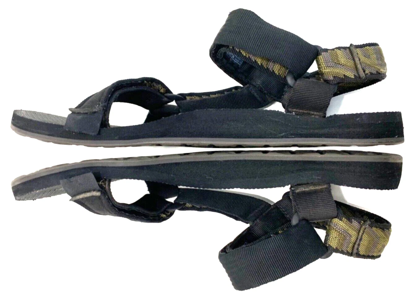TEVA Mens Black Universal Trail Hiking Sandals Size 10 S/N 1004006