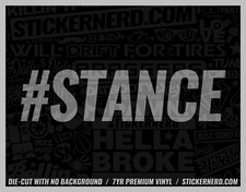 Stance Sticker - Vinyl Car Decals Slammed Low Window Decal Jdm Tuner Stickers Stance Sticker - Vinyl Car Decals Slammed Low Window Decal Jdm Tuner Stickers
