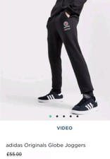 Adidas Originals Fleece Track Pants Joggers Men's Size: Large 