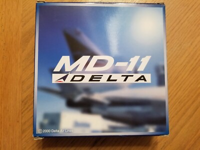 Jet X 1:400 Delta Airlines MD-11 Widget livery w/Stand