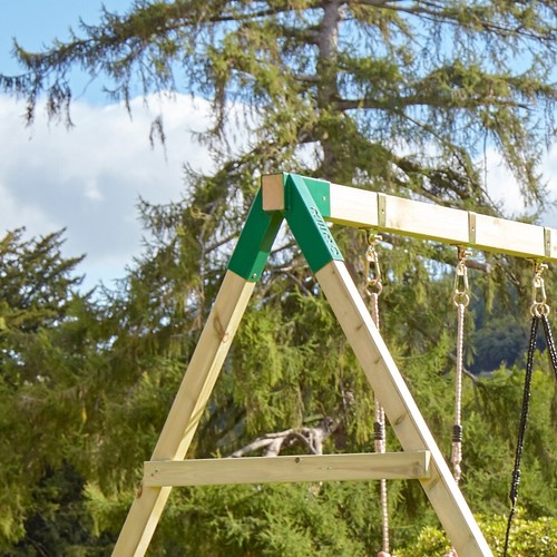 Rebo Adventure Playset Wooden Climbing Frame Swing Set and Slide Snowdon - Picture 8 of 8
