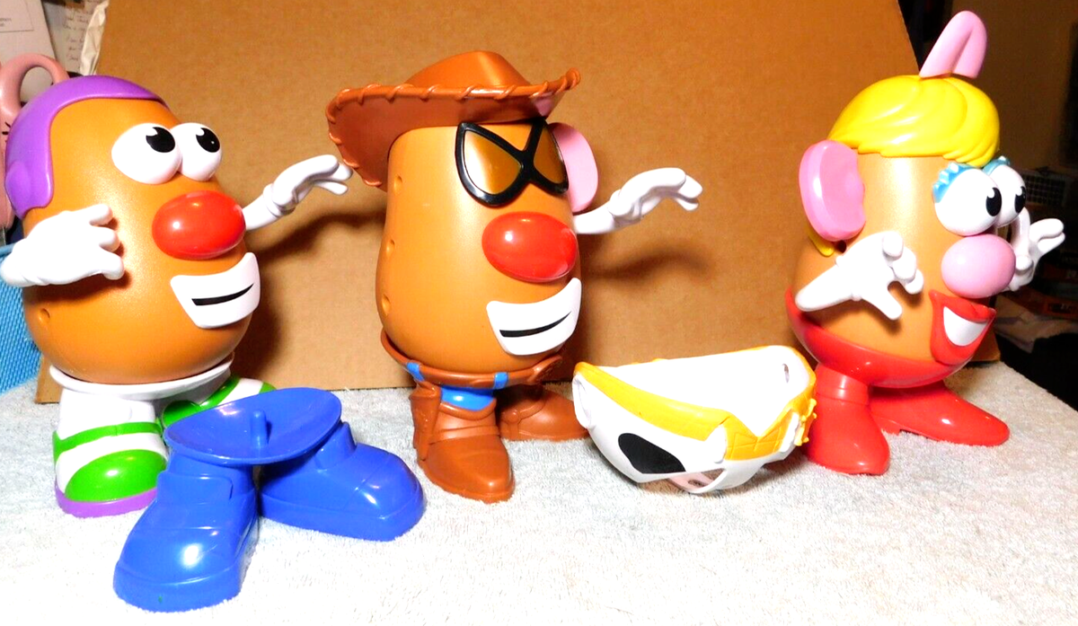 Hasbro~Playskool Mr. & Mrs. Classic Potato Heads Plus-3 Pc. Set