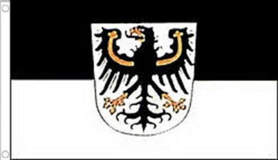 OSTPREUSSEN FLAGGE 5' x 3' Ostpreussen Adler Ostpreussen Deutsch Deutschland