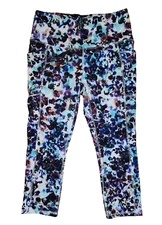 RBX Women Size M Ultra Soft Multicolored Cheetah Print Ankle Activewear Leggings